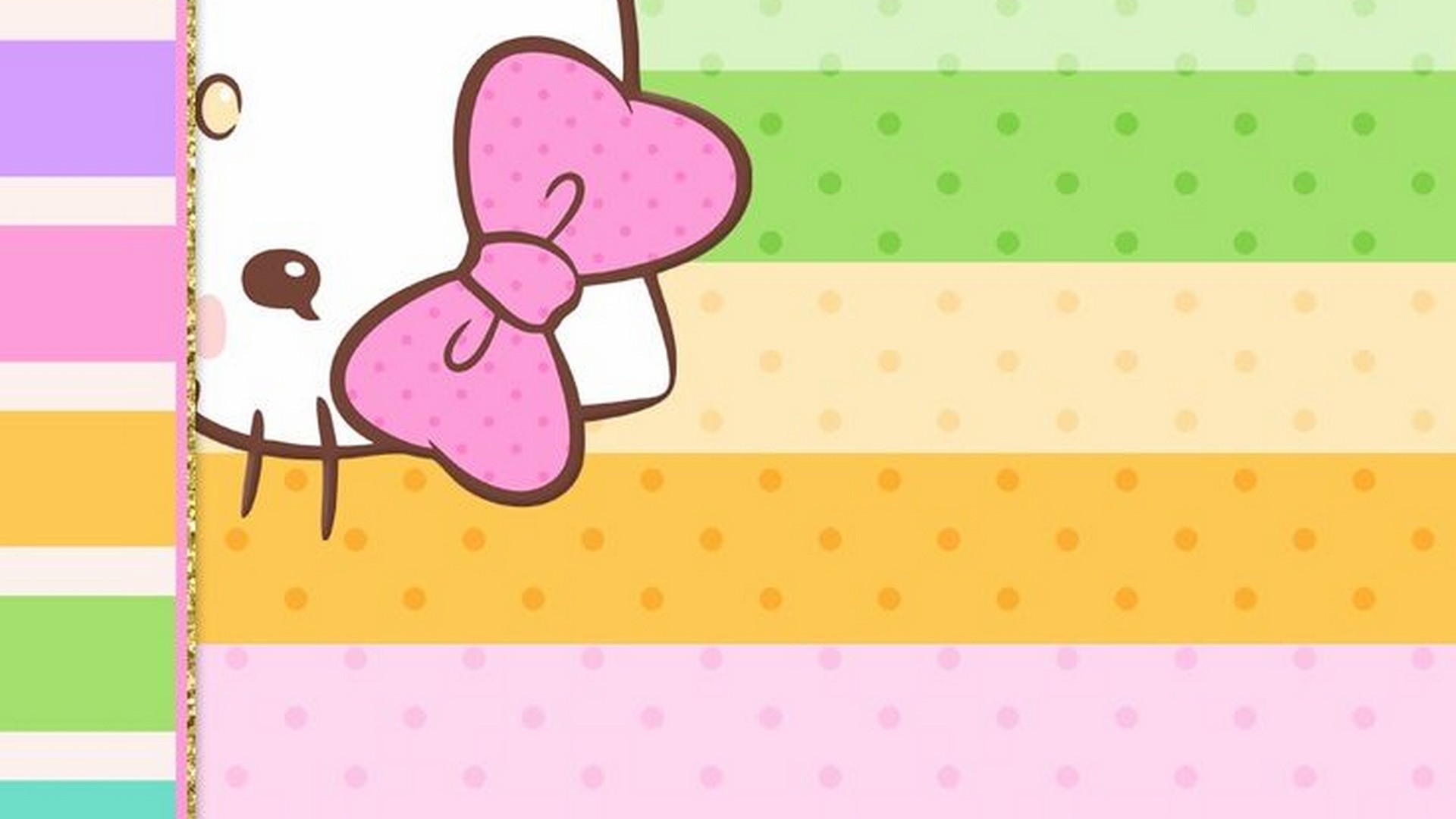 Hello Kitty HD Wallpaper With Resolution 1920X1080 pixel. You can make this wallpaper for your Desktop Computer Backgrounds, Mac Wallpapers, Android Lock screen or iPhone Screensavers