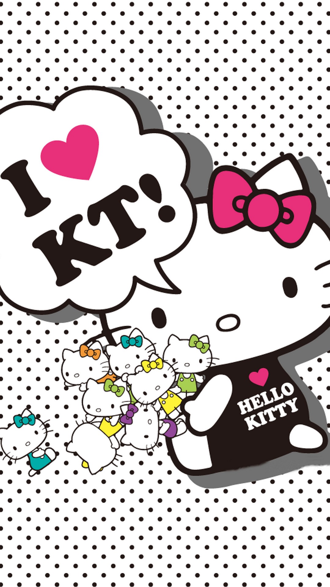 Hello Kitty HD Wallpapers For Mobile With Resolution 1080X1920 pixel. You can make this wallpaper for your Desktop Computer Backgrounds, Mac Wallpapers, Android Lock screen or iPhone Screensavers