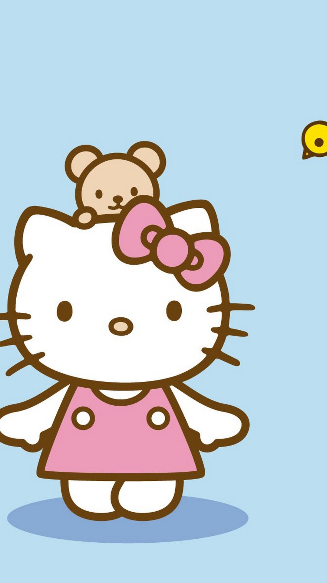 Hello Kitty Mobile Wallpaper HD With Resolution 1080X1920 pixel. You can make this wallpaper for your Desktop Computer Backgrounds, Mac Wallpapers, Android Lock screen or iPhone Screensavers