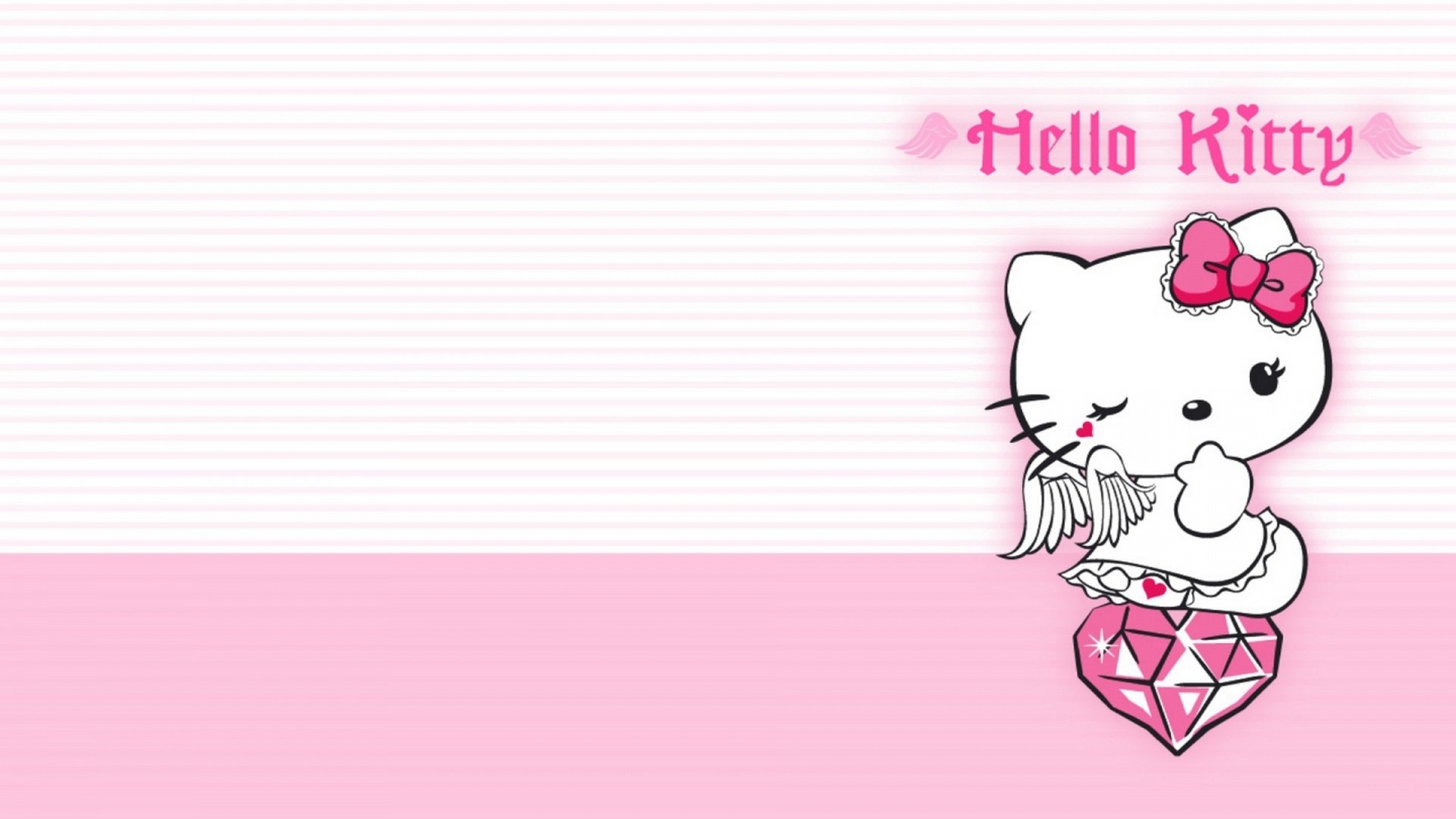 Wallpaper HD Hello Kitty Characters With Resolution 1920X1080 pixel. You can make this wallpaper for your Desktop Computer Backgrounds, Mac Wallpapers, Android Lock screen or iPhone Screensavers