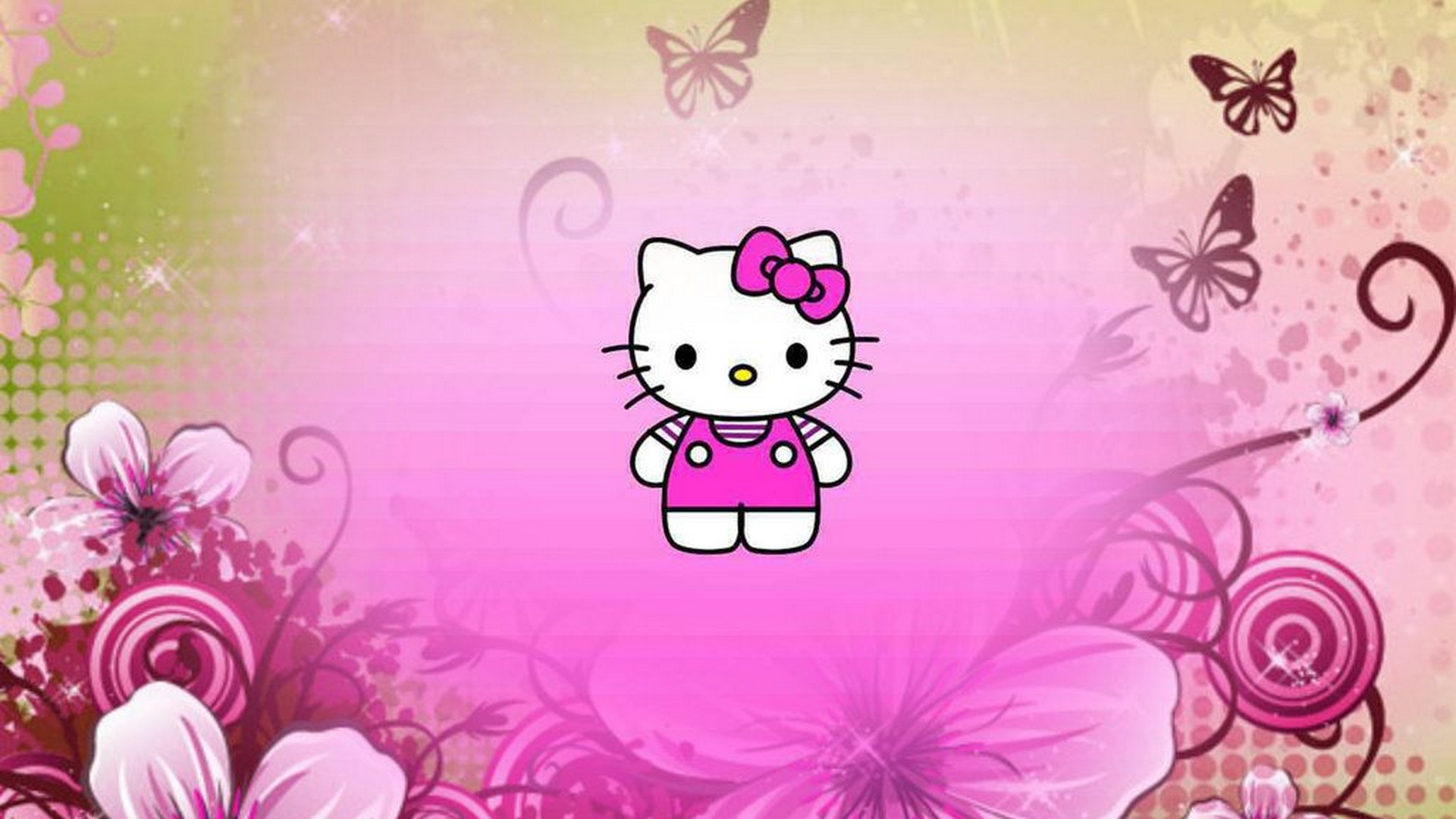 Wallpaper Sanrio Hello Kitty HD With Resolution 1920X1080 pixel. You can make this wallpaper for your Desktop Computer Backgrounds, Mac Wallpapers, Android Lock screen or iPhone Screensavers