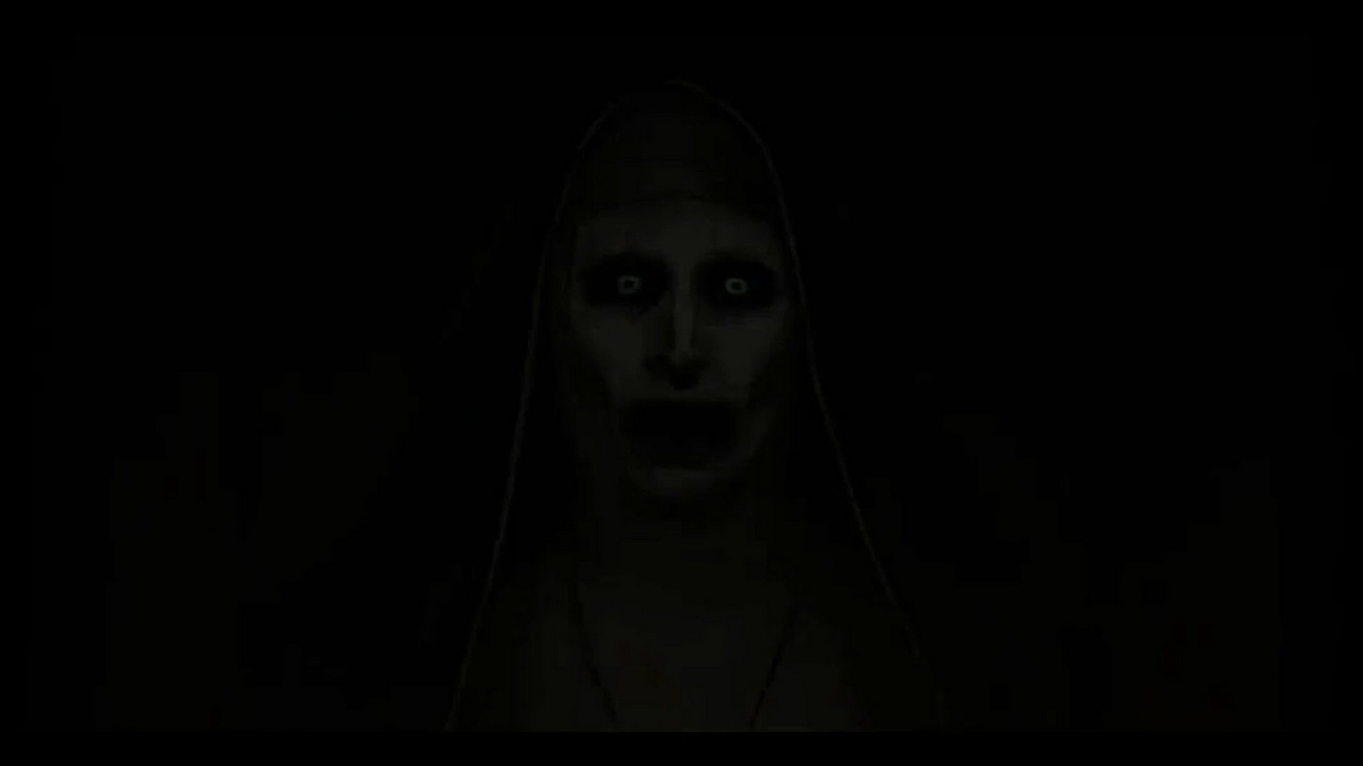 The Nun Valak HD Wallpaper with image resolution 1920x1080 pixel. You can make this wallpaper for your Desktop Computer Backgrounds, Mac Wallpapers, Android Lock screen or iPhone Screensavers