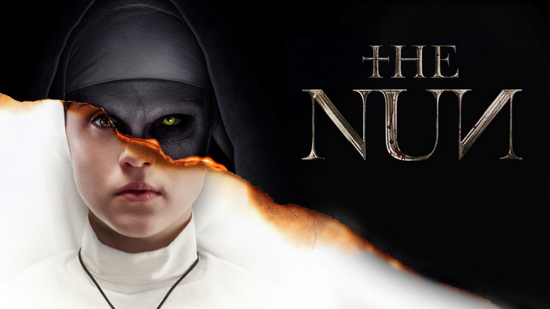 Wallpaper HD The Nun With Resolution 1920X1080 pixel. You can make this wallpaper for your Desktop Computer Backgrounds, Mac Wallpapers, Android Lock screen or iPhone Screensavers