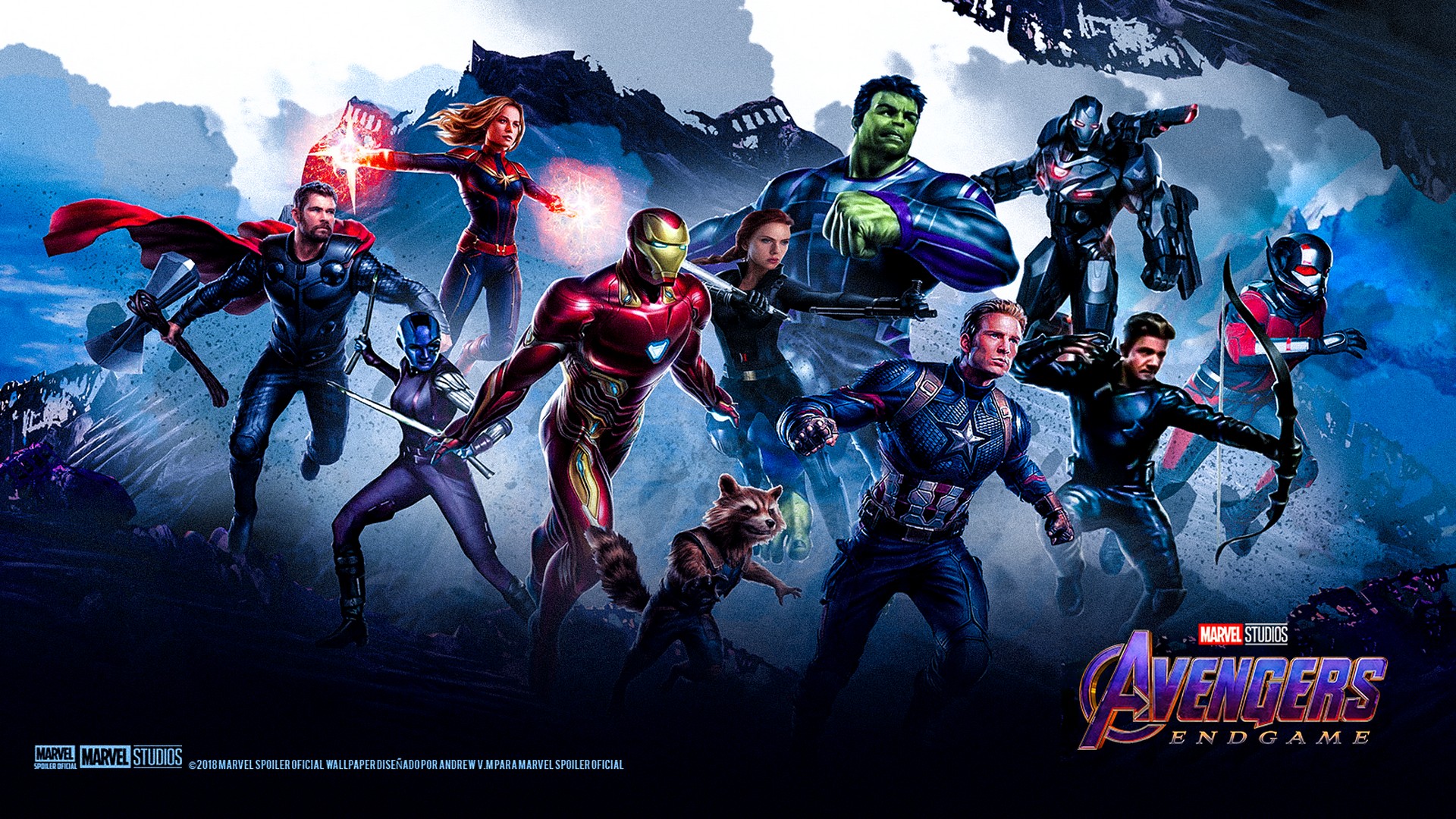 Avengers Endgame Wallpaper HD with high-resolution 1920x1080 pixel. You can use this wallpaper for your Desktop Computer Backgrounds, Mac Wallpapers, Android Lock screen or iPhone Screensavers and another smartphone device