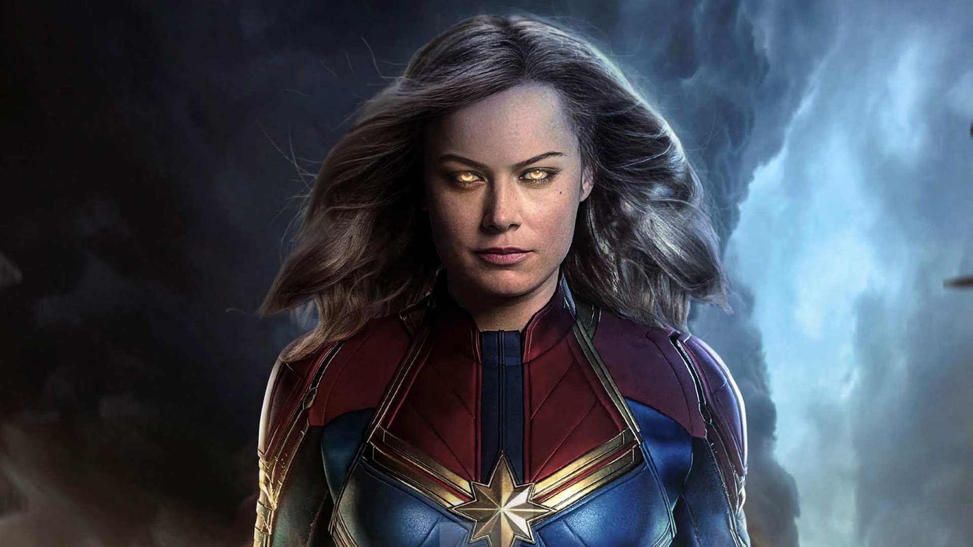 Captain Marvel Wallpaper HD with high-resolution 1920x1080 pixel. You can use this wallpaper for your Desktop Computer Backgrounds, Mac Wallpapers, Android Lock screen or iPhone Screensavers and another smartphone device