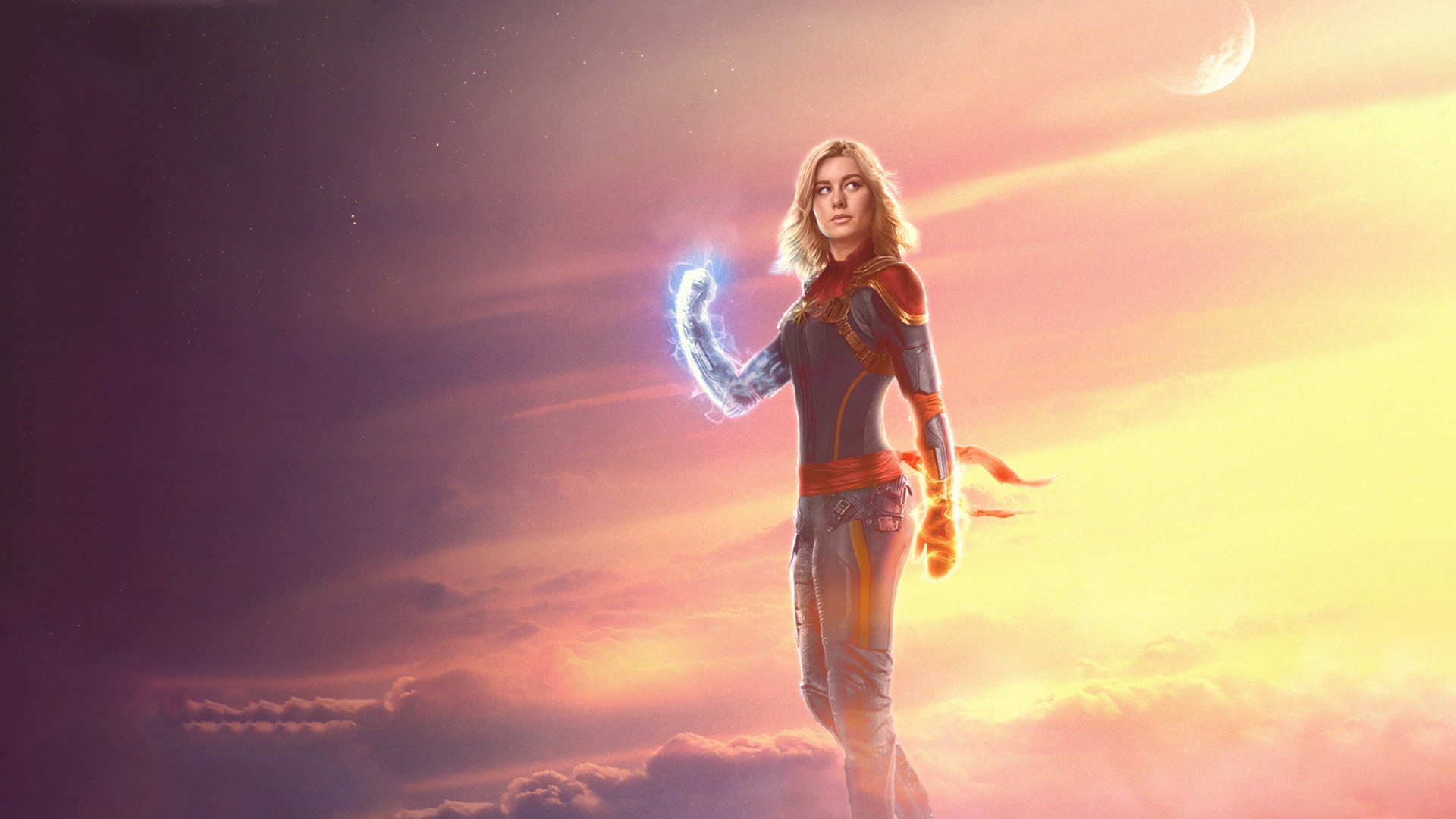 Wallpaper Captain Marvel 2019 HD with high-resolution 1920x1080 pixel. You can use this wallpaper for your Desktop Computer Backgrounds, Mac Wallpapers, Android Lock screen or iPhone Screensavers and another smartphone device