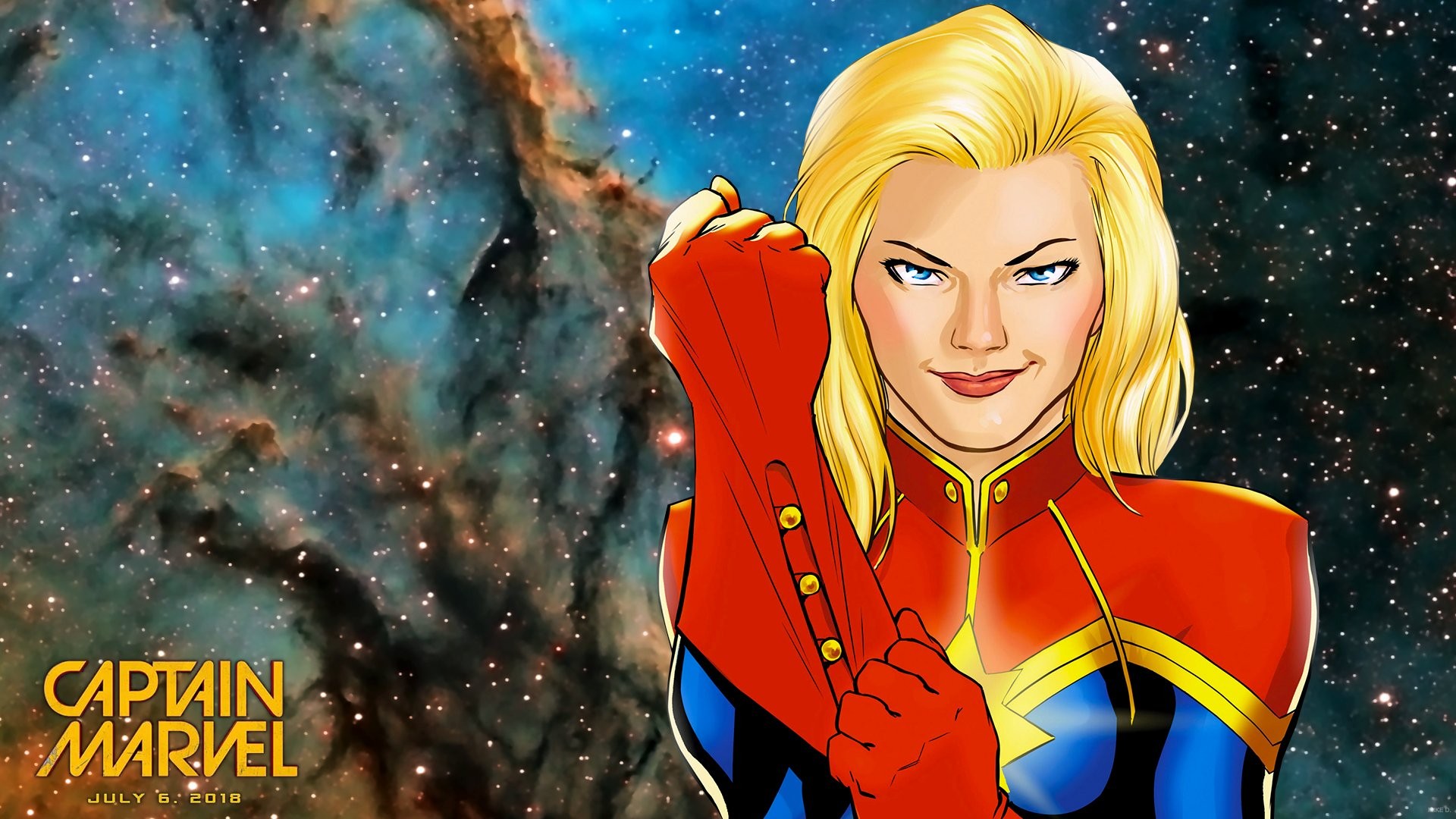 Wallpapers Computer Captain Marvel Animated With high-resolution 1920X1080 pixel. You can use this wallpaper for your Desktop Computer Backgrounds, Mac Wallpapers, Android Lock screen or iPhone Screensavers and another smartphone device