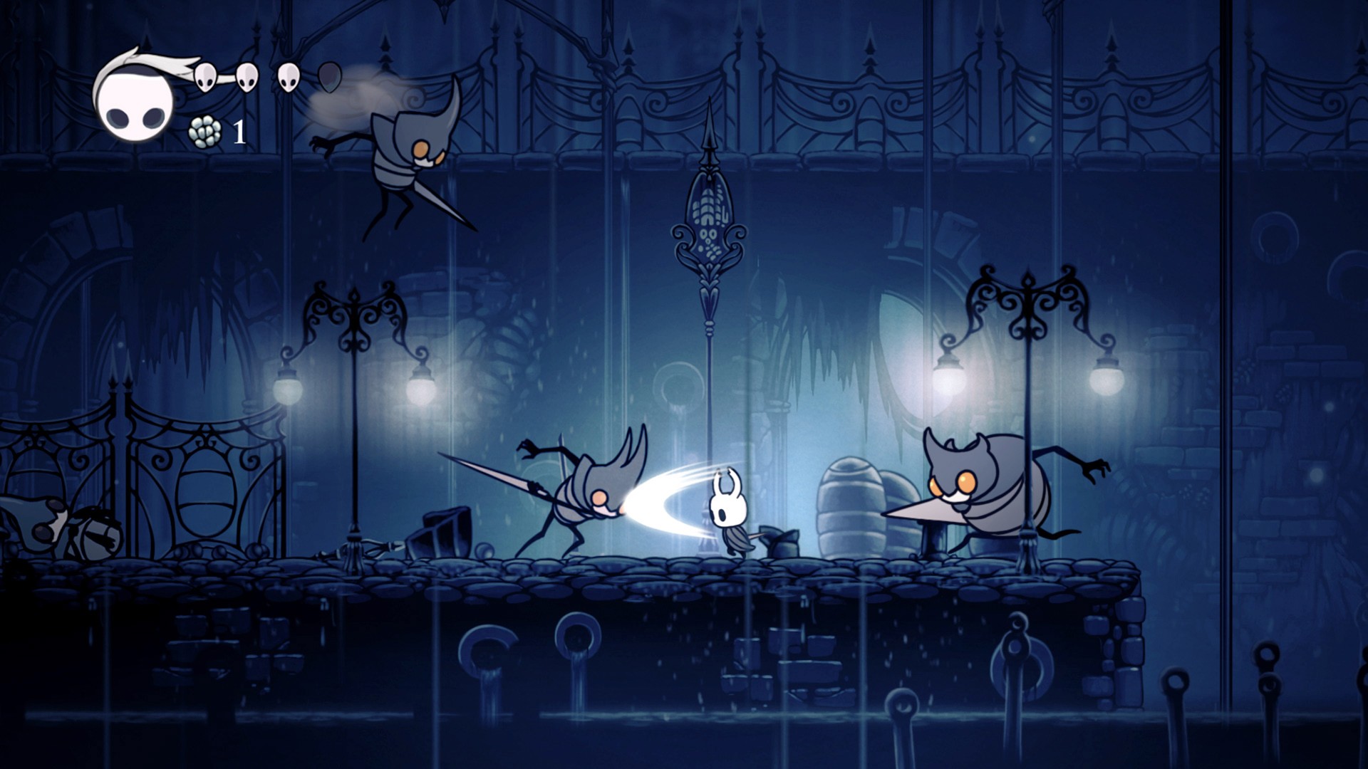 Hollow Knight Game Wallpaper with high-resolution 1920x1080 pixel. You can use this wallpaper for your Desktop Computer Backgrounds, Mac Wallpapers, Android Lock screen or iPhone Screensavers and another smartphone device