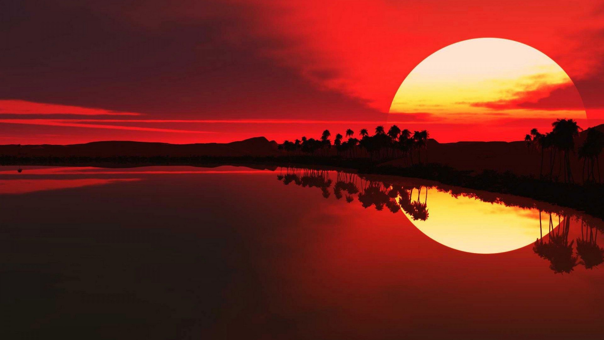 Sunset Background Hd 1920x1080