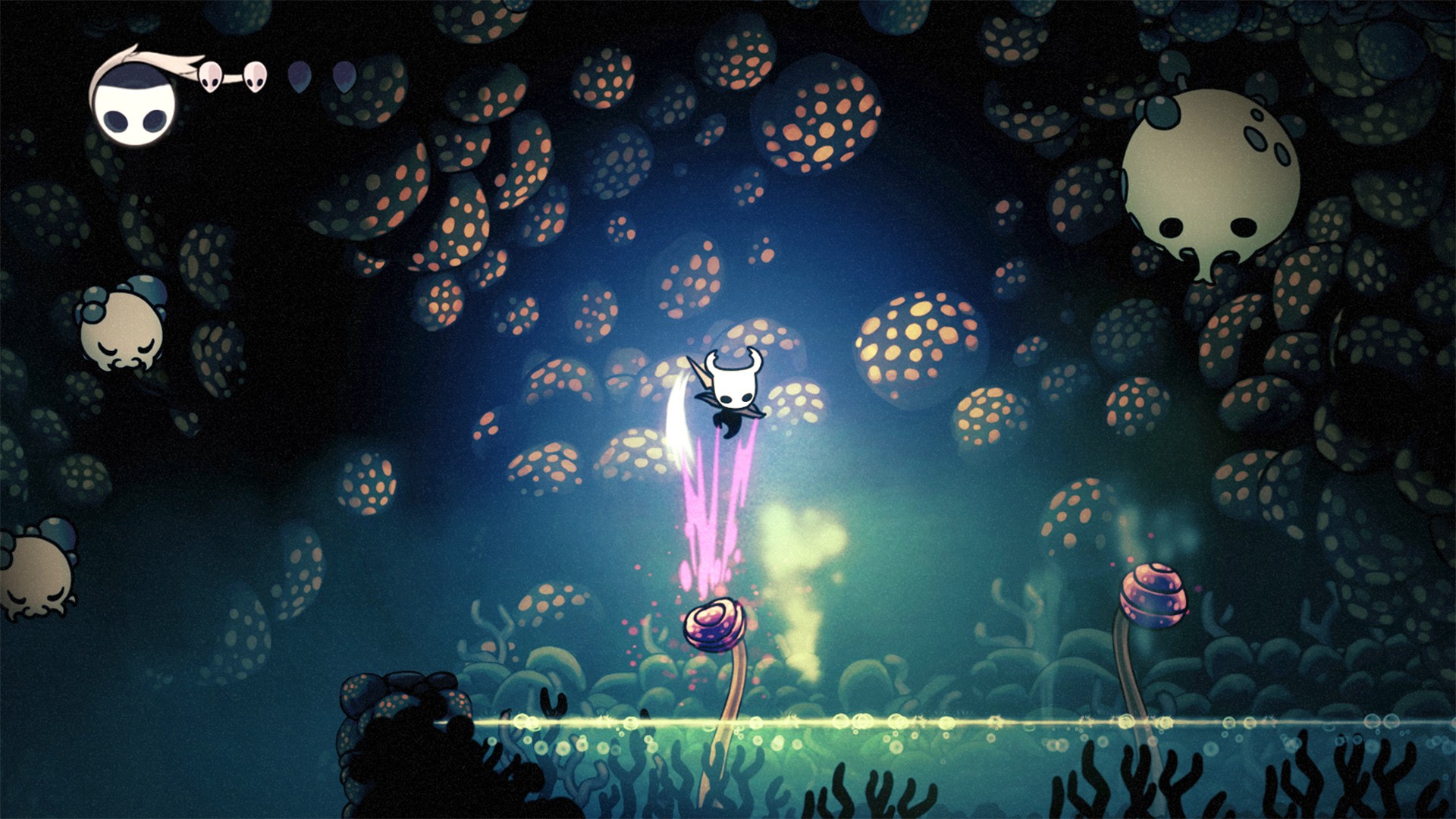 Wallpapers Computer Hollow Knight with high-resolution 1920x1080 pixel. You can use this wallpaper for your Desktop Computer Backgrounds, Mac Wallpapers, Android Lock screen or iPhone Screensavers and another smartphone device