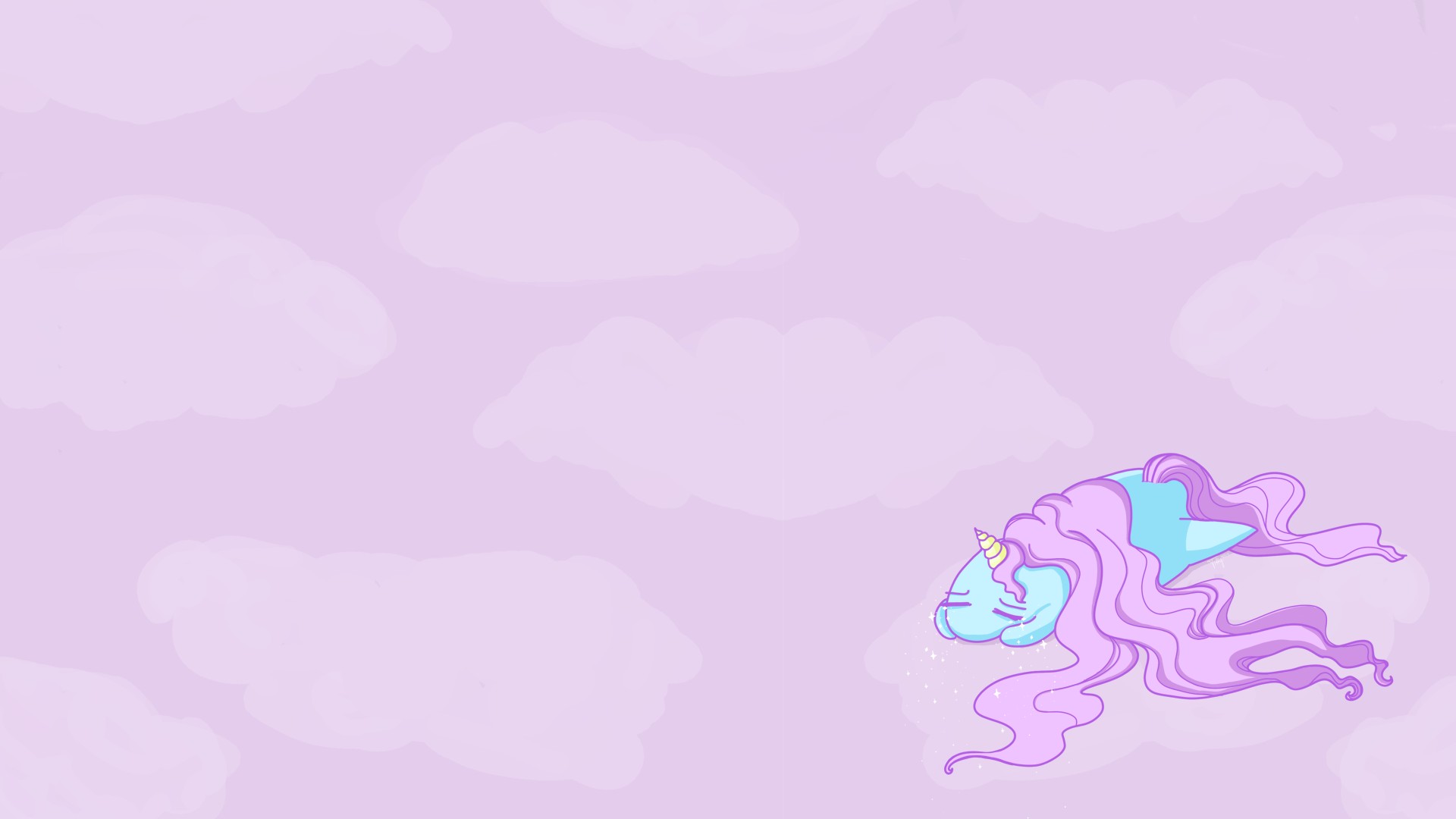 Cute Girly Unicorn Background Wallpaper HD with high-resolution 1920x1080 pixel. You can use this wallpaper for your Desktop Computer Backgrounds, Mac Wallpapers, Android Lock screen or iPhone Screensavers and another smartphone device