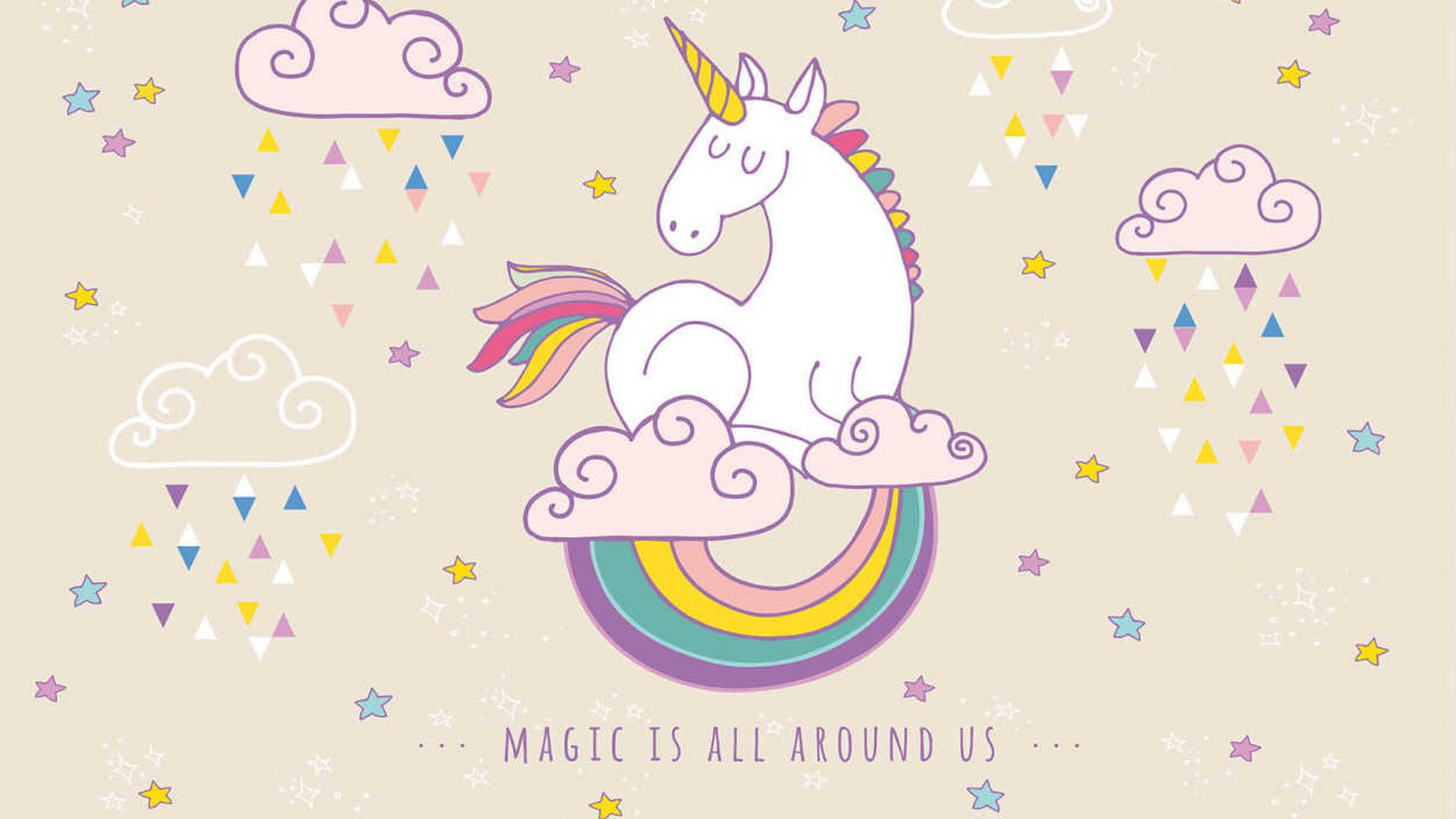 Cute Unicorn Wallpaper HD with high-resolution 1920x1080 pixel. You can use this wallpaper for your Desktop Computer Backgrounds, Mac Wallpapers, Android Lock screen or iPhone Screensavers and another smartphone device