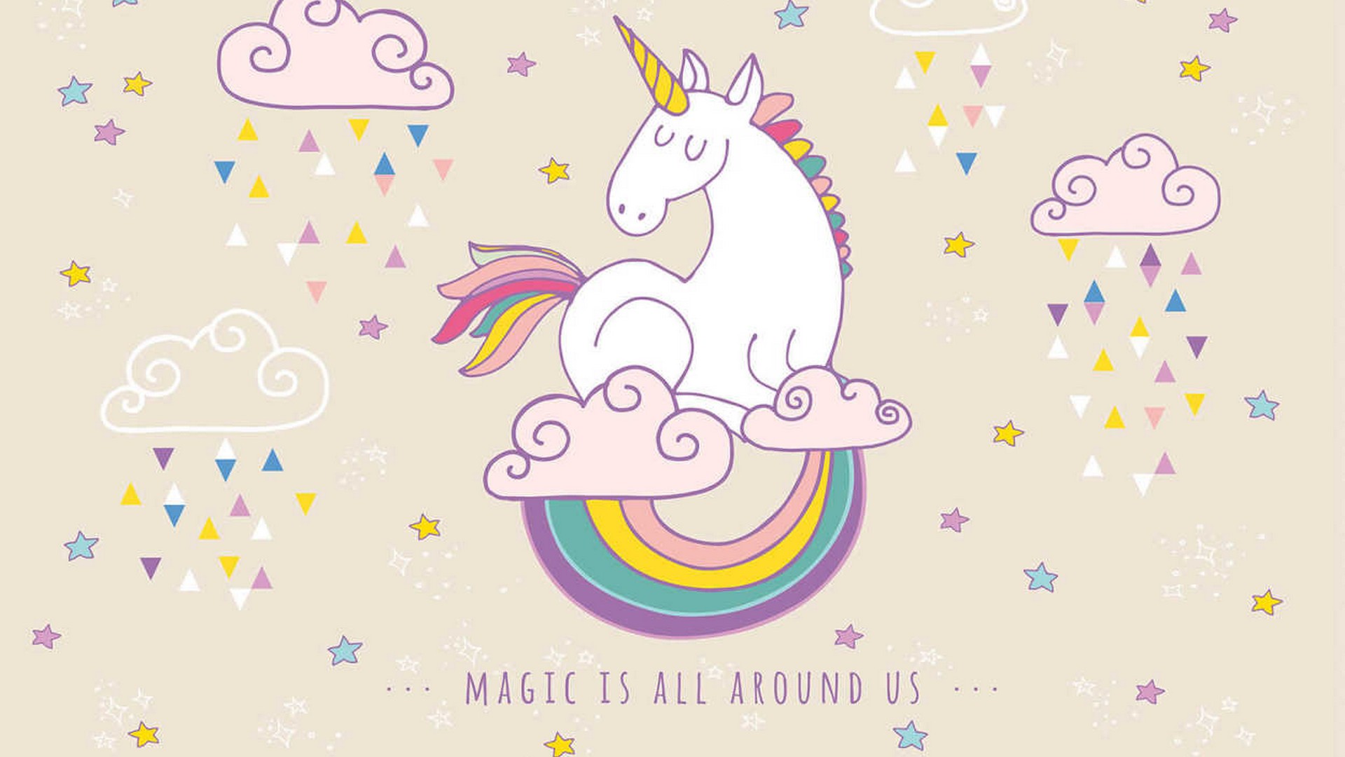 Cute Unicorn Wallpaper HD With high-resolution 1920X1080 pixel. You can use this wallpaper for your Desktop Computer Backgrounds, Mac Wallpapers, Android Lock screen or iPhone Screensavers and another smartphone device