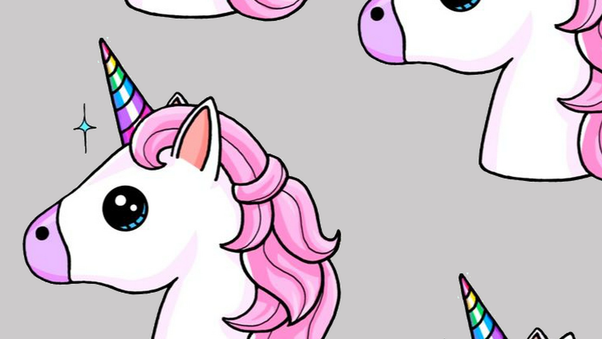 HD Wallpaper Cute Girly Unicorn with high-resolution 1920x1080 pixel. You can use this wallpaper for your Desktop Computer Backgrounds, Mac Wallpapers, Android Lock screen or iPhone Screensavers and another smartphone device