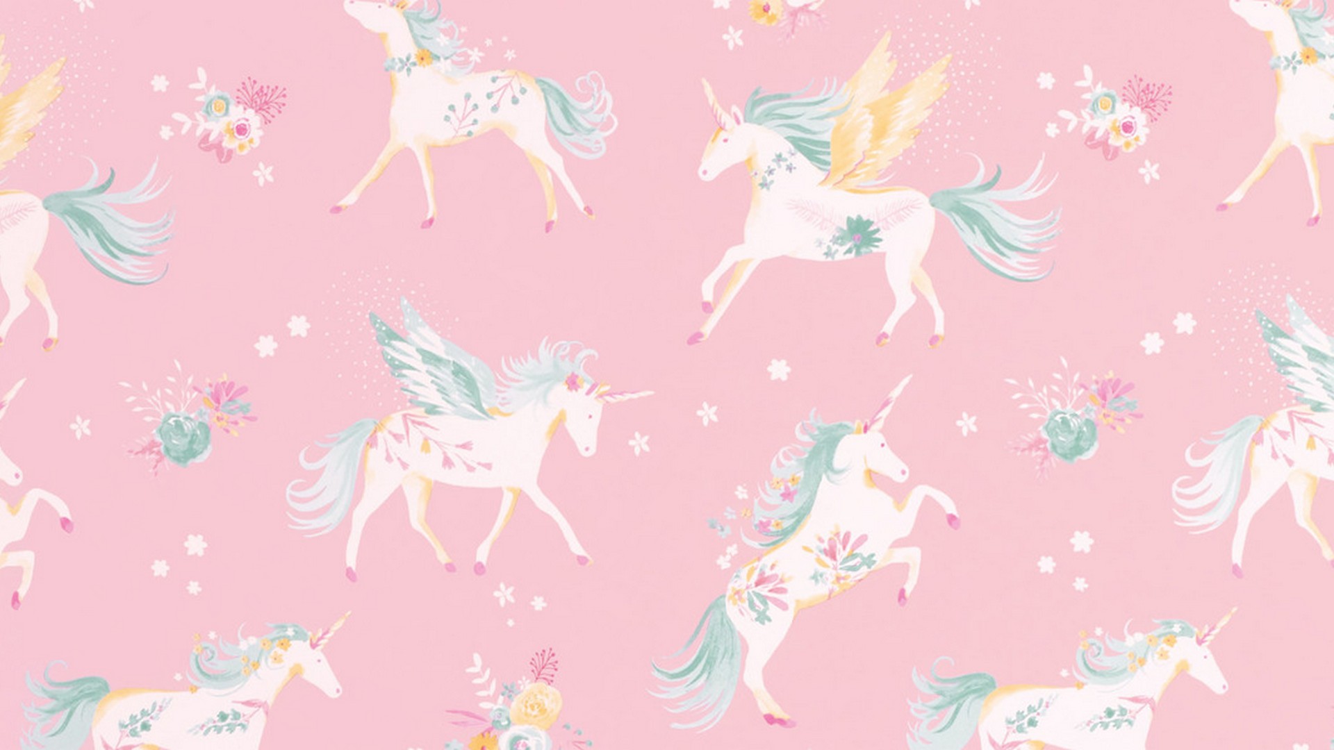 Wallpaper HD Cute Unicorn with high-resolution 1920x1080 pixel. You can use this wallpaper for your Desktop Computer Backgrounds, Mac Wallpapers, Android Lock screen or iPhone Screensavers and another smartphone device