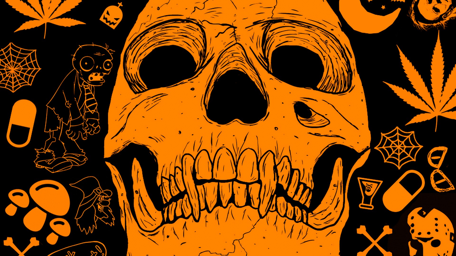 Best Halloween Aesthetic Wallpaper HD With high-resolution 1920X1080 pixel. You can use this wallpaper for your Desktop Computer Backgrounds, Mac Wallpapers, Android Lock screen or iPhone Screensavers and another smartphone device