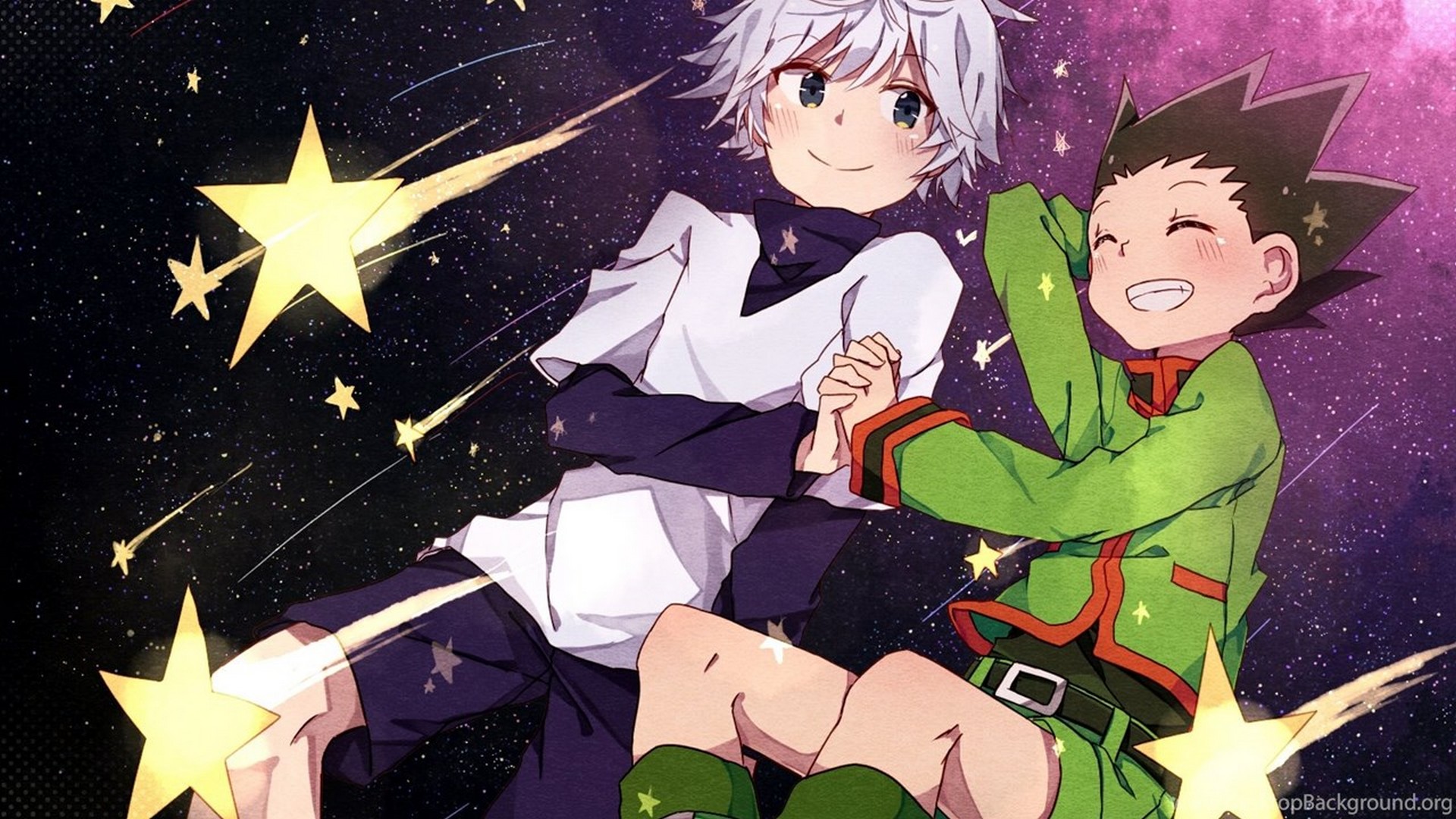 Gon And Killua Desktop Backgrounds With high-resolution 1920X1080 pixel. You can use this wallpaper for your Desktop Computer Backgrounds, Mac Wallpapers, Android Lock screen or iPhone Screensavers and another smartphone device