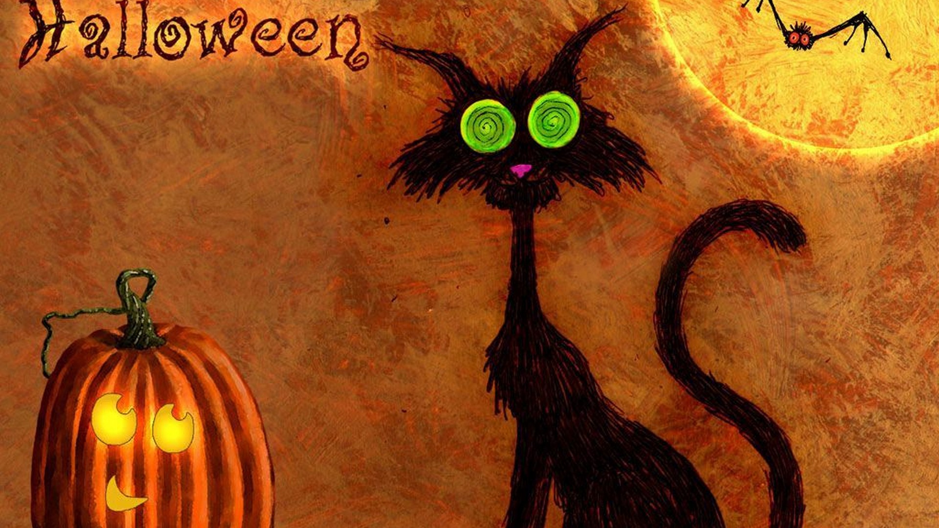 Halloween Wallpaper HD with high-resolution 1920x1080 pixel. You can use this wallpaper for your Desktop Computer Backgrounds, Mac Wallpapers, Android Lock screen or iPhone Screensavers and another smartphone device